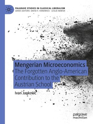 cover image of Mengerian Microeconomics
